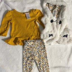 Fall 3 Piece Outfit Baby Girl